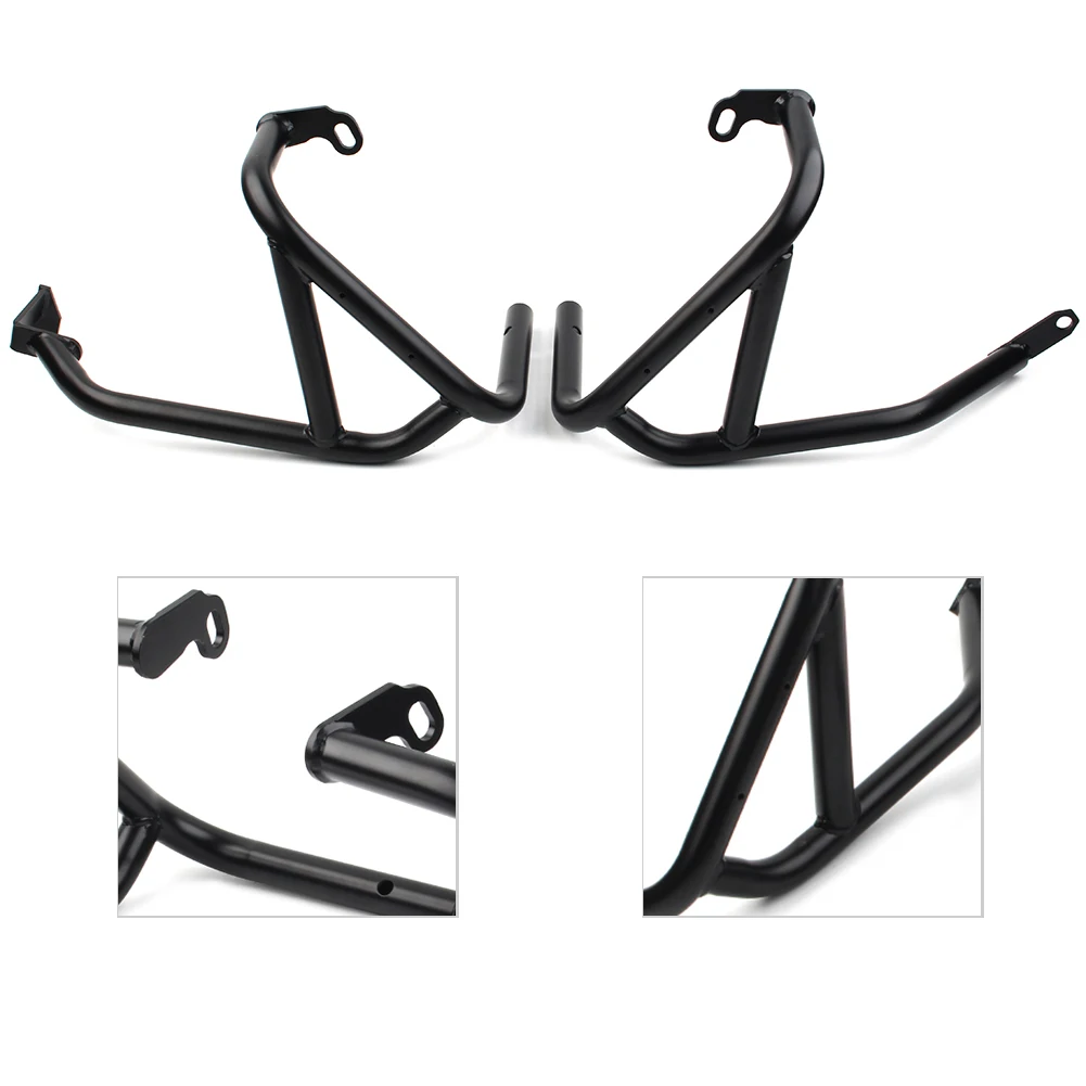 

2Pcs Motorcyclce Steel Upper Crash Bar Engine Guard Frame Protector For Yamaha MT-15 MT 15 2019 2020 2021