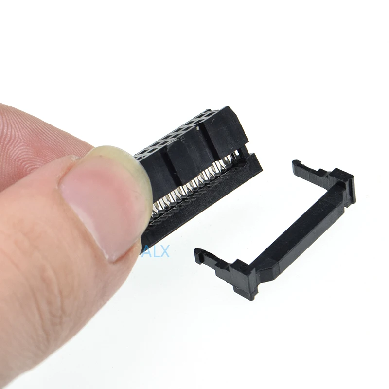 10pcs fc-18p Idc Socket Pitch 2.54mm Jtag Isp Plug Connector Double Row Female 2x9pin 18pin Fc 18p For Idc Box Header For Cable