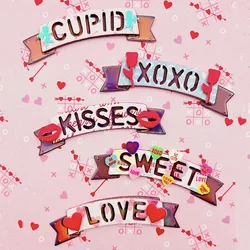 KSCRAFT Valentine Banner Metal Cutting Dies Stencils for DIY Scrapbooking Decorative Embossing DIY Paper Cards