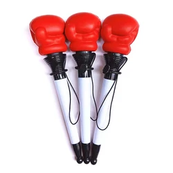 1PC Boxing Pen Pressure Reducing Fist Ball Pen PU Slow Rebound Fist Shape Ball Pen Fun Ejection Craft Cartoon Stationery Pen