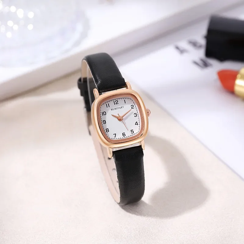 Watch for Women Thin Strap Small Square Women\'s Watch Minimalist Digital Quartz Strap Accesorios Para Mujer Montre