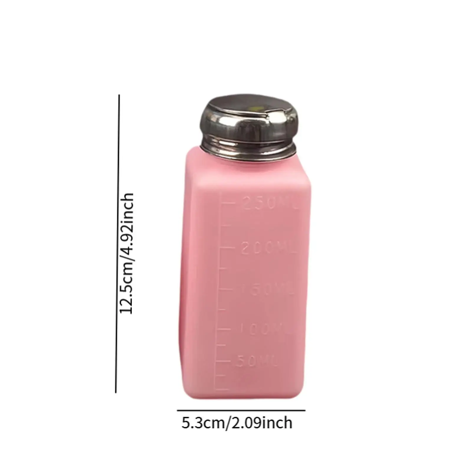 Push Down Liquid Dispenser Refillable Portable Premium Pump Bottle Cosmetic