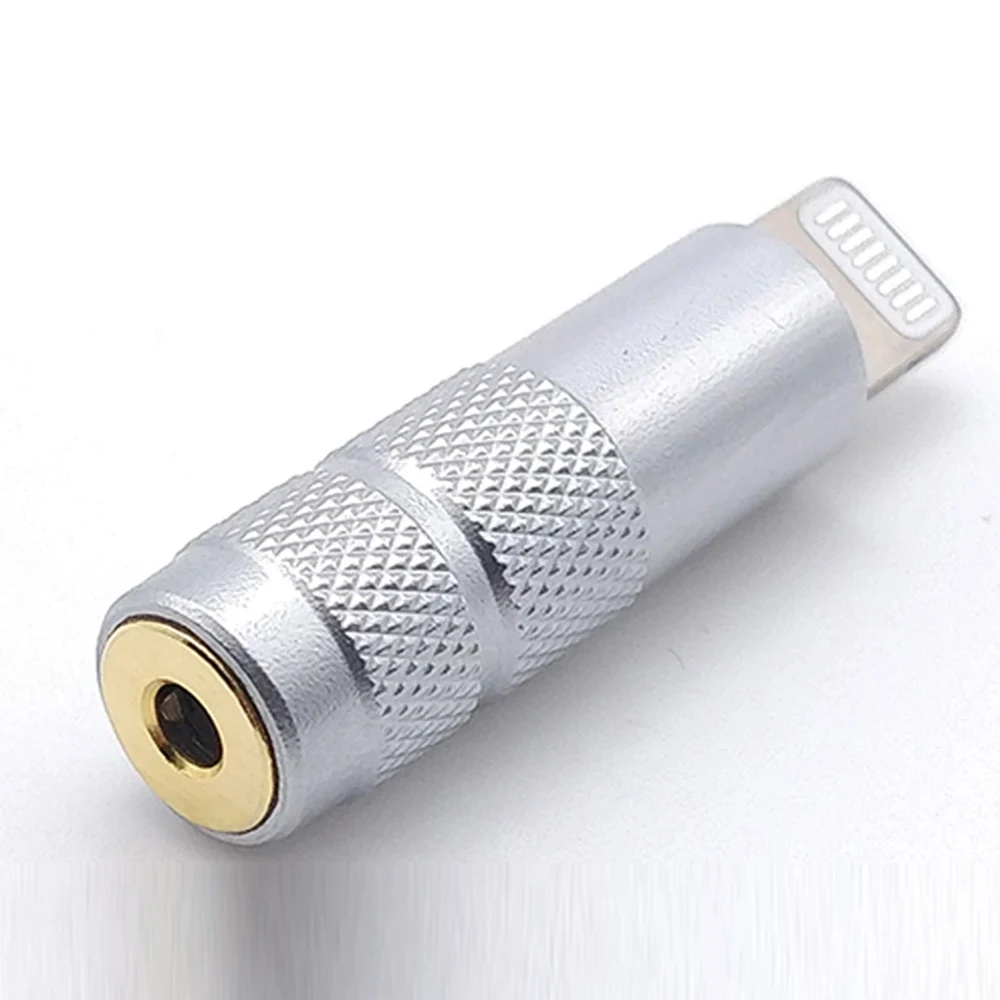 

1piece HiFi DAC Decoder Chip Adapter for iphone lightning Male to 3.5mm/2.5mm Female Connector Jack for Earphone Amplifier