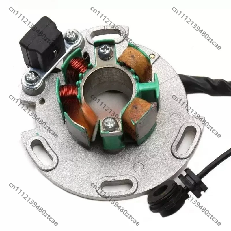 Horizontal Motorcycle Engine High Speed Ignition Coil, Starter Coil, Engine Stator Replacement Spare Parts