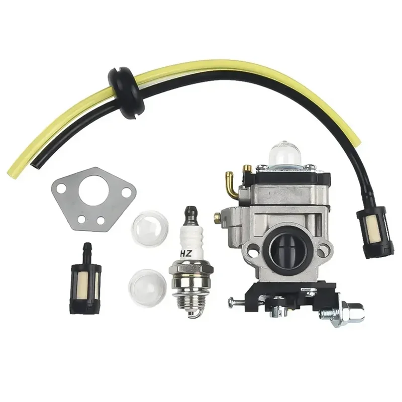

AONEQ-For Parkside PBK 4 A1,PBS 2 A1 For Florabest FBS 43 A1,FBK 4 B2 4In1 Carburettor Kit Home Gardening Accessories Tool