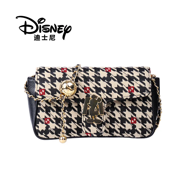 

Модная женская сумка через плечо с цепочкой и принтом «тысячи птиц»