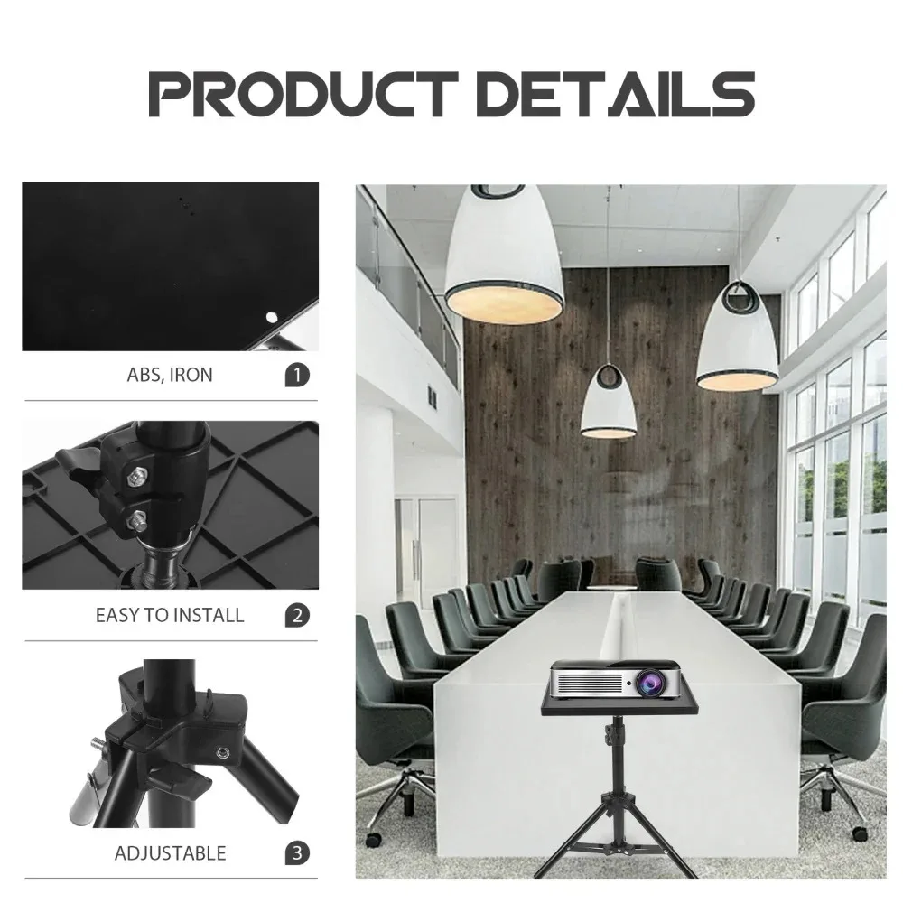 1pcs Projector Tripod Tray Holder For Projector Monitor Smartphone Camera Laptop Microphone Equipment