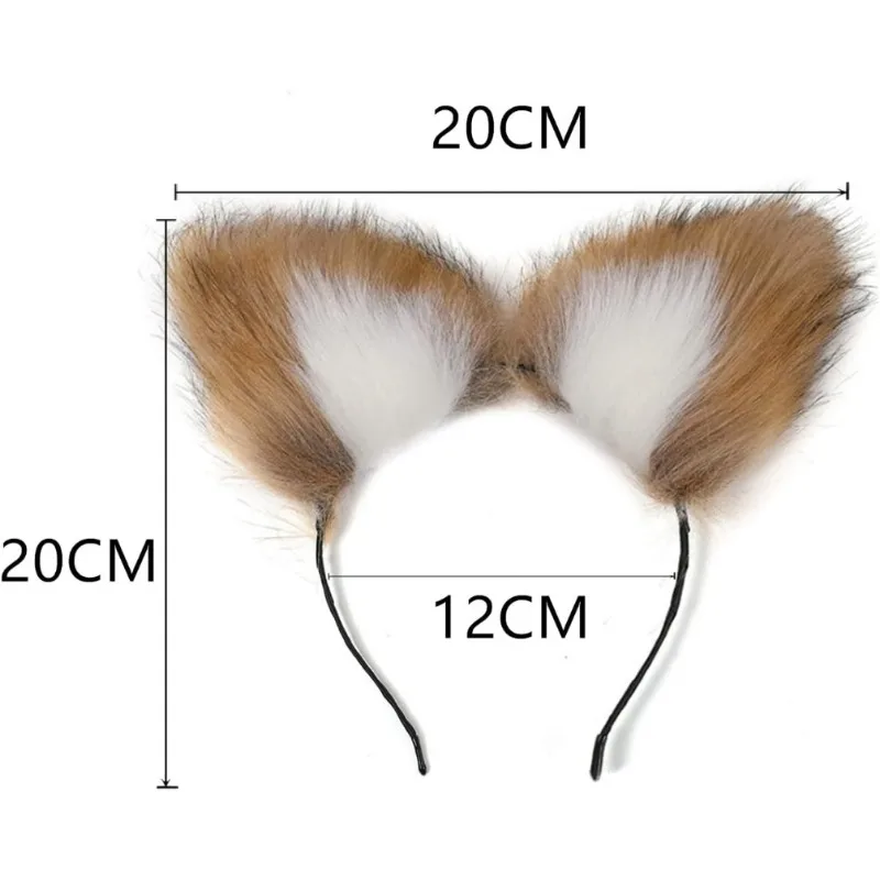 1 Set Fox Tail Anal Plug with Hairpin Bdsm Toy Flirting Metal Butt Plug Tail Sex Toys for Woman Man Couples Cosplay Adult Game