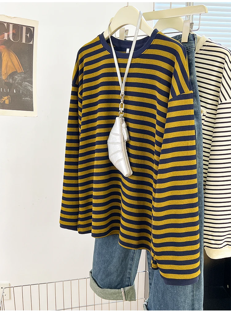 

Футболки с длинными рукавами, однотонные женские весенние двойные манжеты с рюшами по подолу, многослойные футболки с круглым вырезом Balletcore Subtle Cleanfit, современный хлопок, однотонный