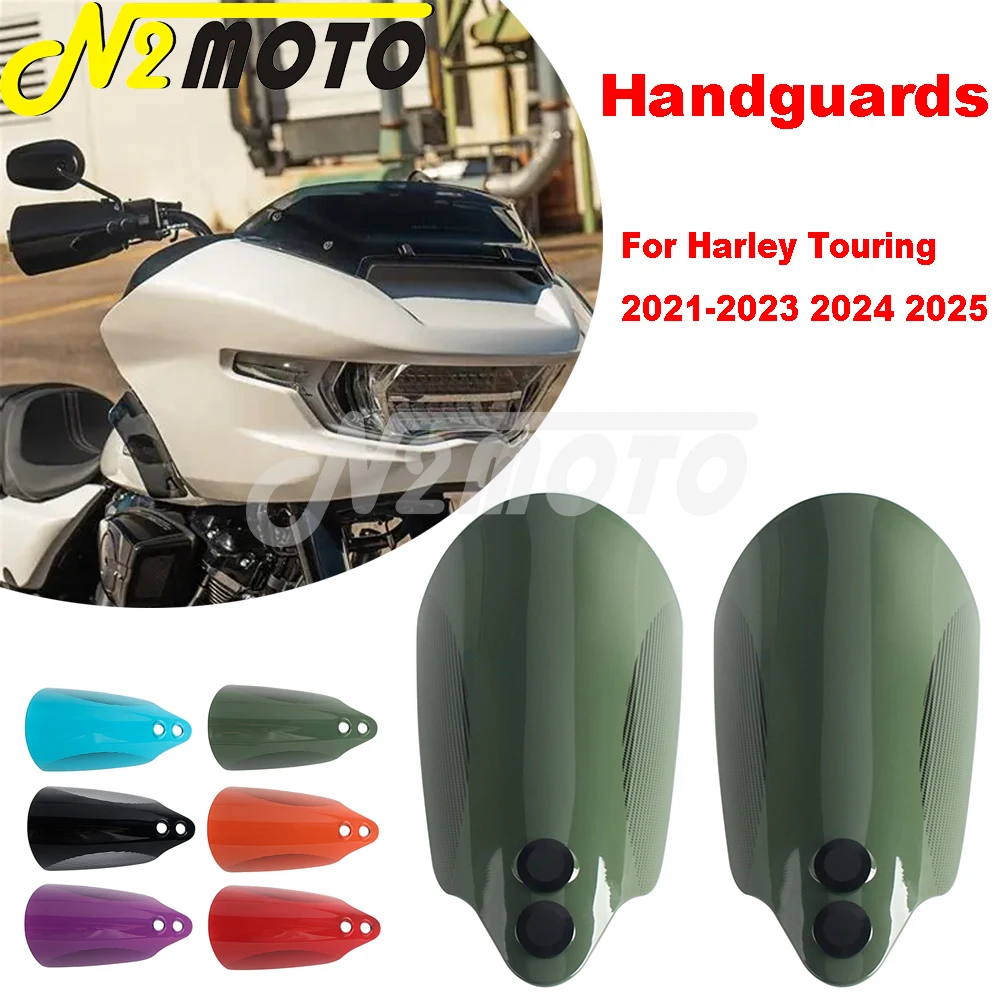 

For Harley Touring Electra Road Glide Road King CVO/SE FLTRX FLTRK FLHTK FLTRXSE FLHTKSE 21-25 Hand Protector Hand Shield Guards