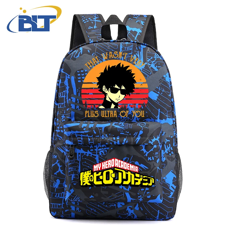 My Hero Academia Anime Mochila, Student Schoolbag, Youth Leisure Bag, Presente de Volta para a Escola para Crianças