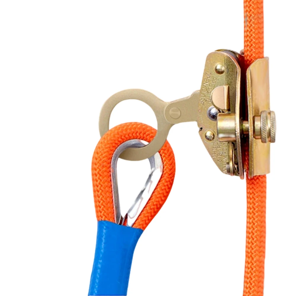 8-24mm Rope Self-Locking Device High Altitude Fall Arrester Rope Anti-fall Lock Safety Protection Tools For Working At Heights