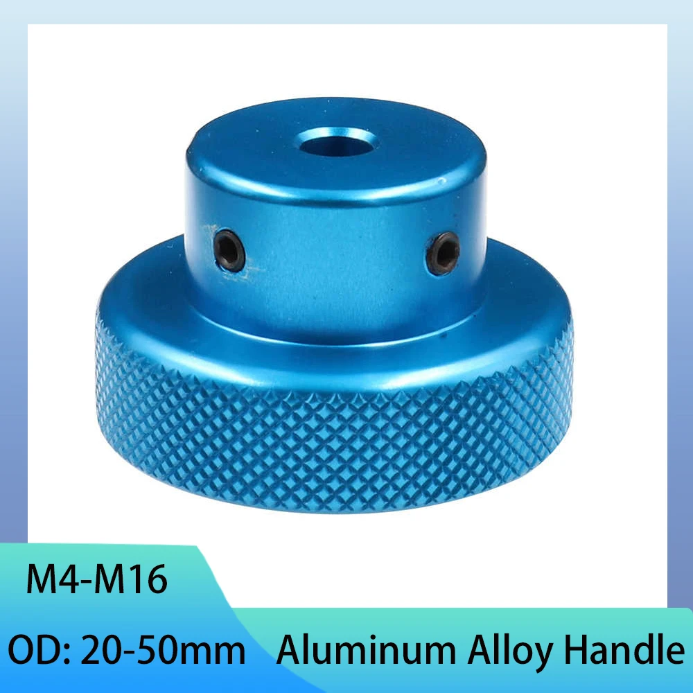 1Pcs Aluminum Alloy Handwheel Dia 20mm 50mm Lathe/Milling Machine Mechanical Handwheel Automation Equipment Parts