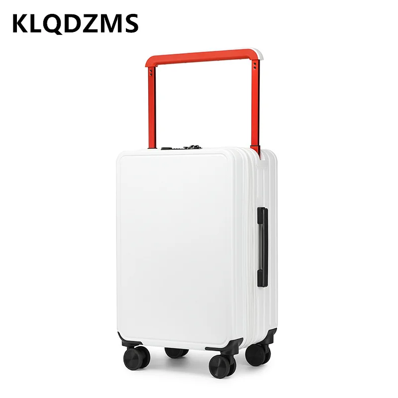 

KLQDZMS 20"24Inch ABS+PC Luggage Sturdy and Durable Boarding Box Men's Trolley Case Women's Password Box Rolling Suitcase