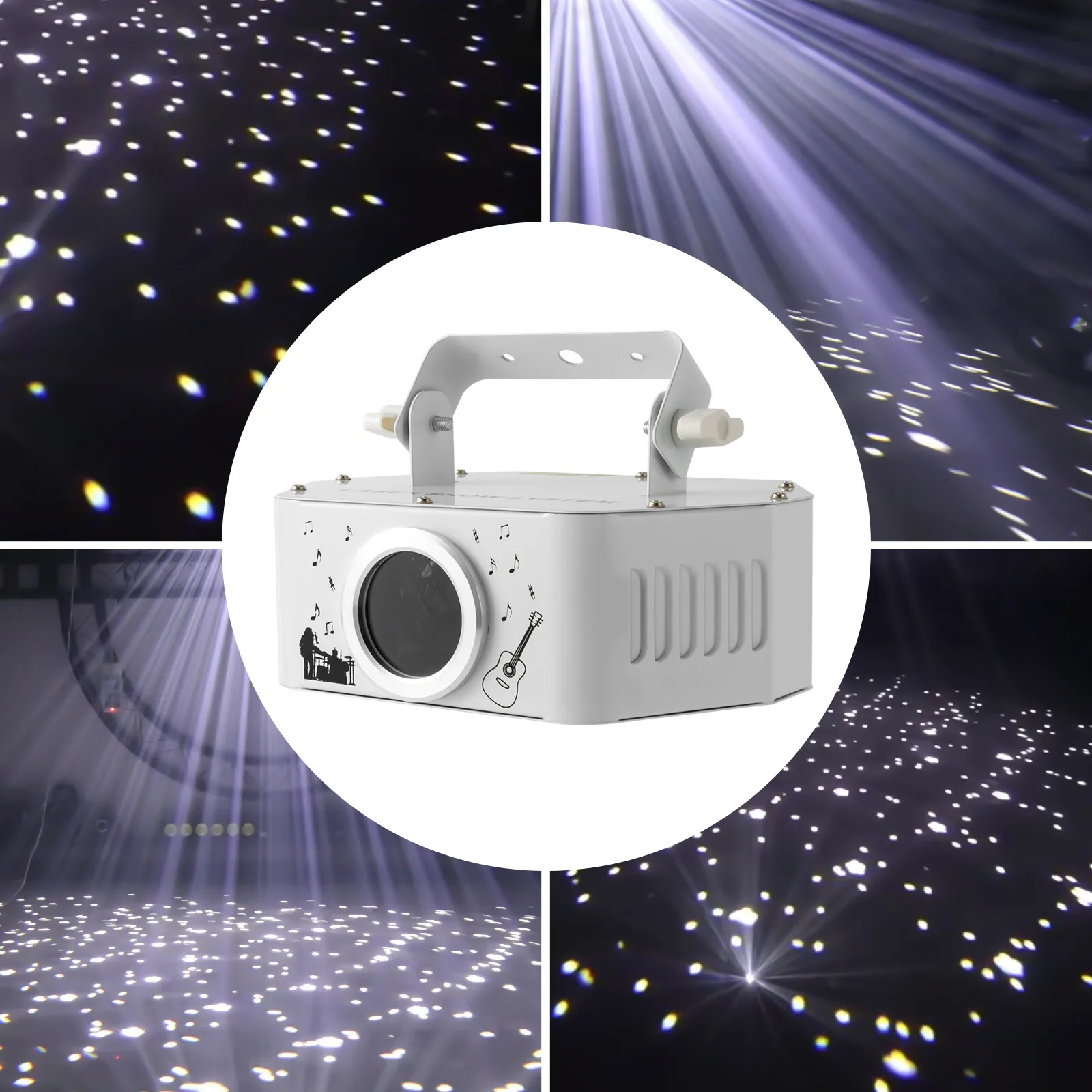 

Компактный лазерный сценический светильник мощностью 5 Вт, портативный лазерный эффект DMX512, освещение с фиксированным лучом для мобильных диджеев, небольших вещей