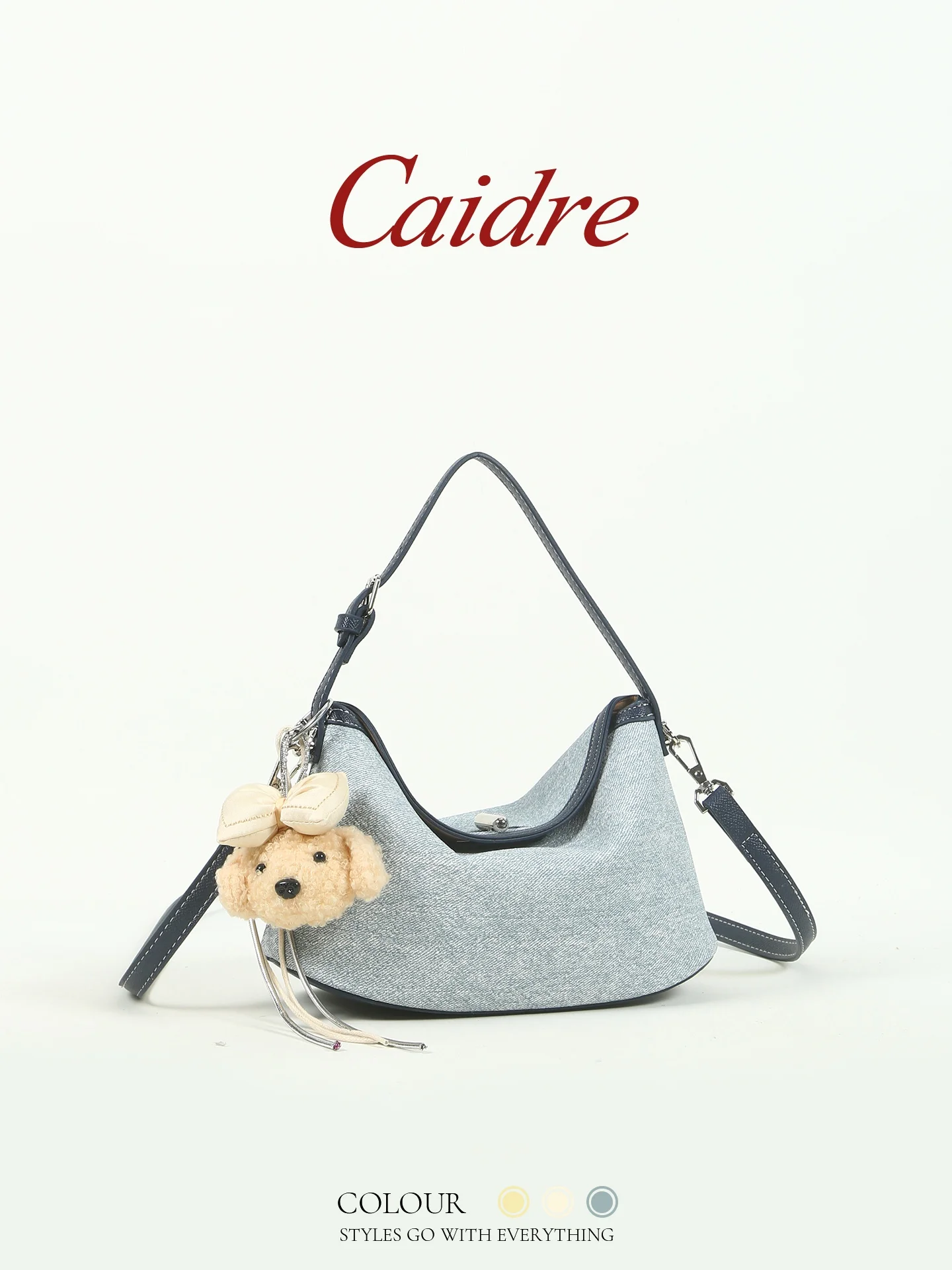 

New Arrival Small Dumpling Shaped Handbag for Work Daily Use Crossbody Shoulder Bag Soft PU Leather Color Fashionable