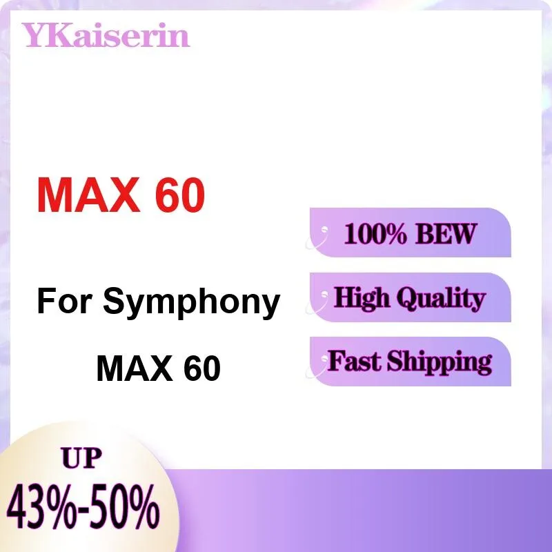 

Для Symphony Max 60, надежная сменная батарея для мобильного телефона 6000 мАч