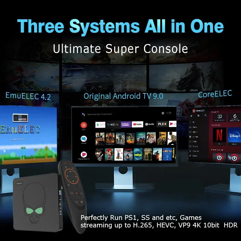 Super Console X-King Android game box SX922 supports Saturn emulator high definition TVBOX