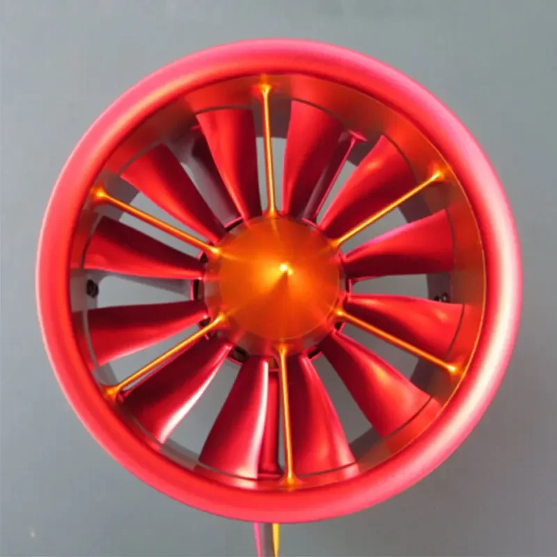 105 mm EDF z silnikiem bezszczotkowym 12S RC Airplane Vortex Air Spray 12 Blade Aircraft JP Ducting Motor Cowling Fan / 160A ESC