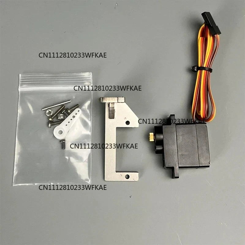SCALECLUB 1/14 Tamiya original gear box upgrade metal shift bracket plus small servo