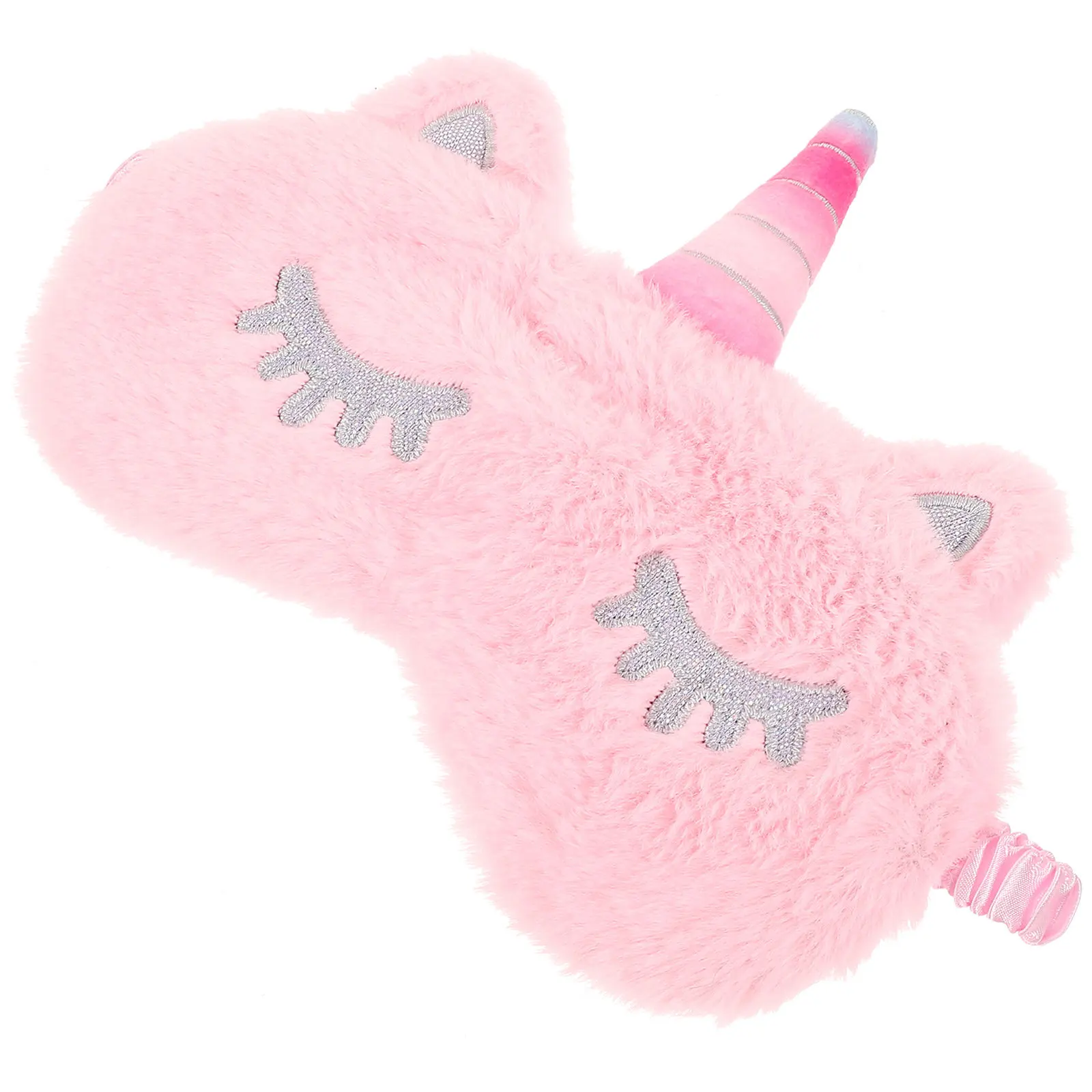 Unicorn Eye Mask Pink Lightweight Comfortable Elastic Strap Sleep Eyeshade for Travel Work Night Naps Sleep Mask