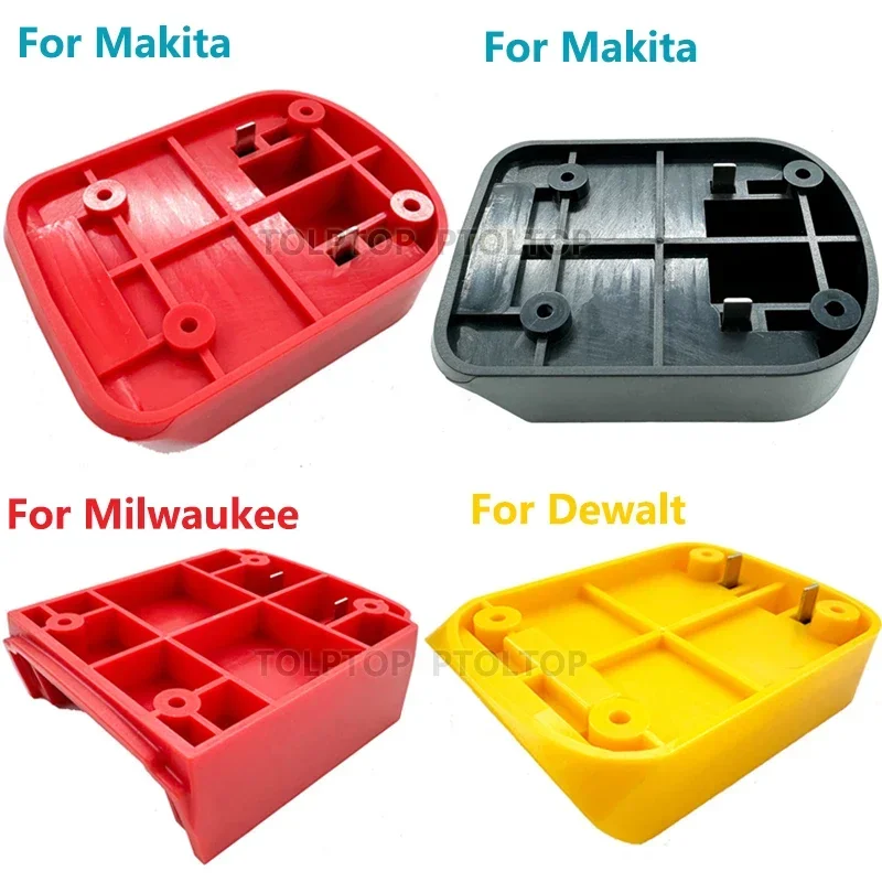 ใหม่ DIY อะแดปเตอร์แปลงฐานหัวชาร์จสําหรับ Makita สําหรับ DeWalt สําหรับ Milwaukee 18V แบตเตอรี่ลิเธียมพลาสติก DIY Connector