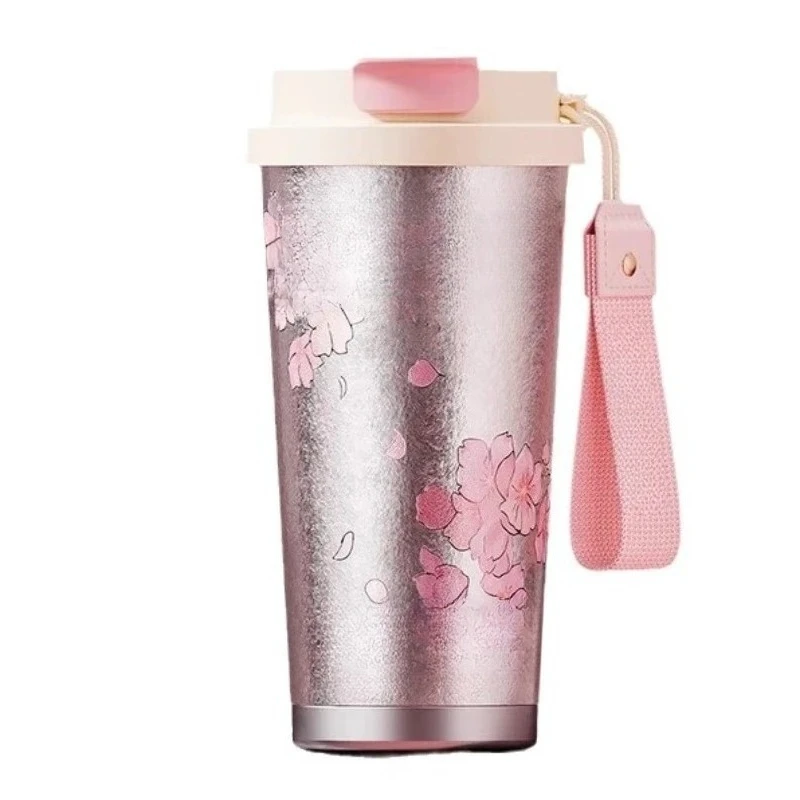 

Pure titanium high-value straw thermos cup