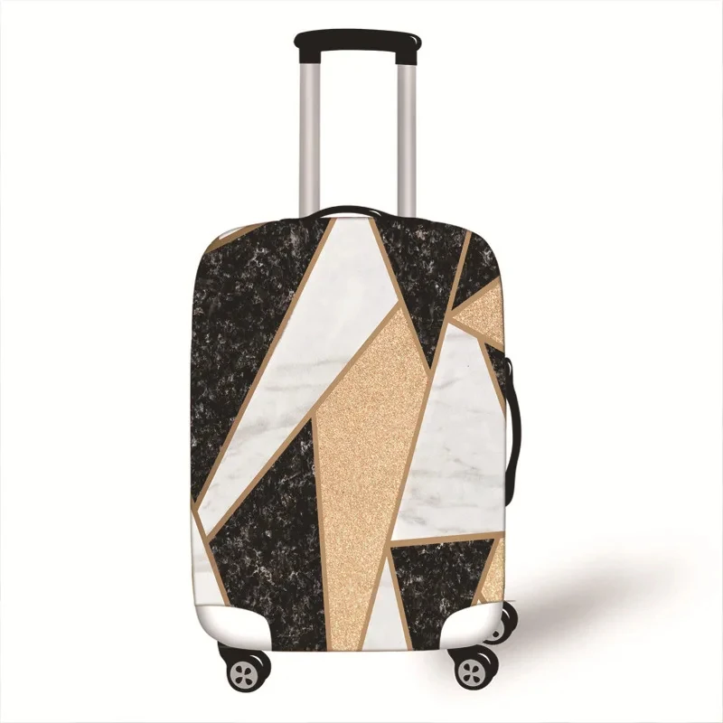 Hot Geometric Pattern Luggage Cover Luggage Protective Cover 18-32 Inch Trolley Case Suitcase Case Dust Cover Travel Accessories