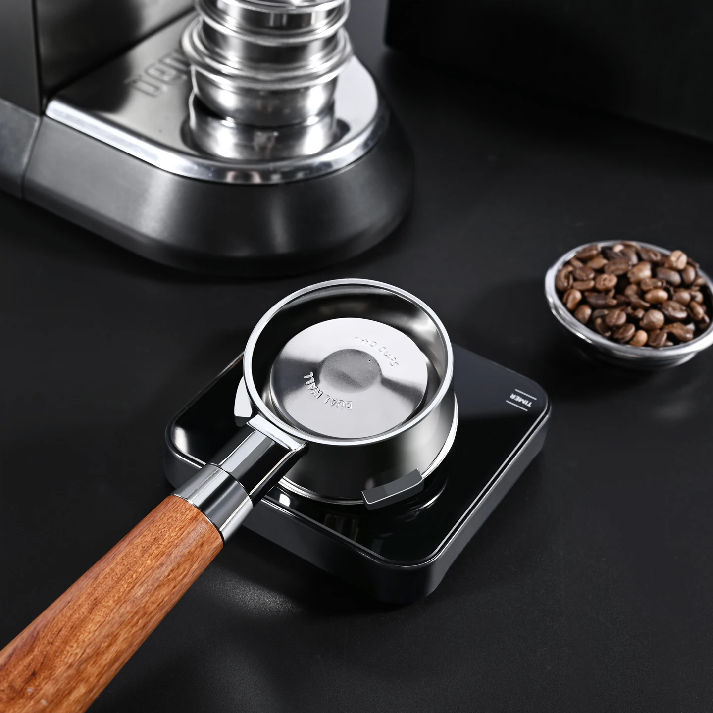 51MM/54MM/58MM Pressurized 1hole Coffee Filter Basket Single/Double Cup Fit Stainless Steel For Portafilter Espresso Coffee Tool