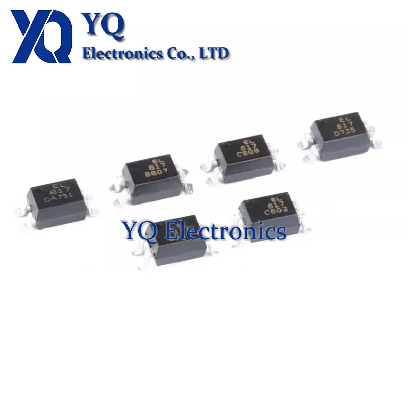 10PCS/lot New OriginaI EL817S1 (C) (TU) - F silk screen 817 patch SOP-4 DC input isolation voltage