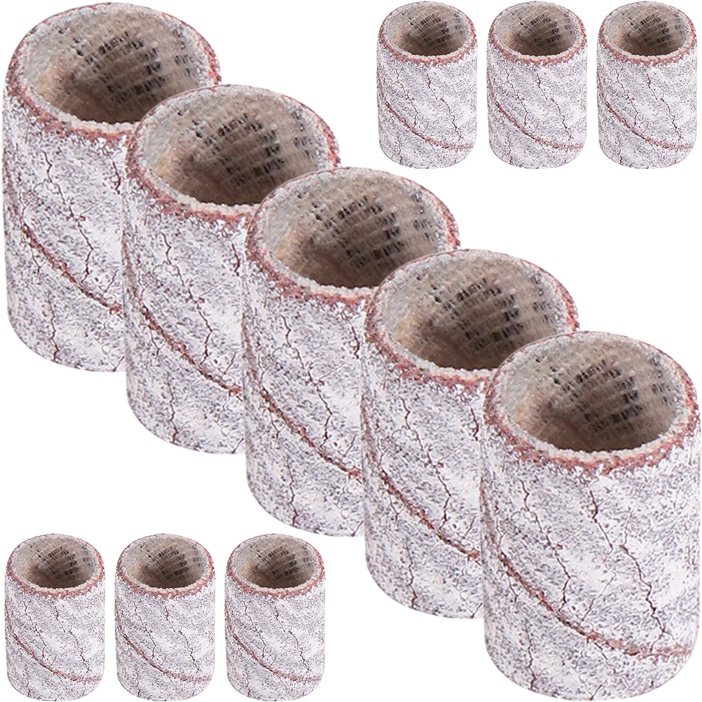 Juego de bandas de lijado para uñas, herramientas profesionales de manicura para pulir, removedor de Gel, accesorios de brocas de grano fino, 200 Uds.