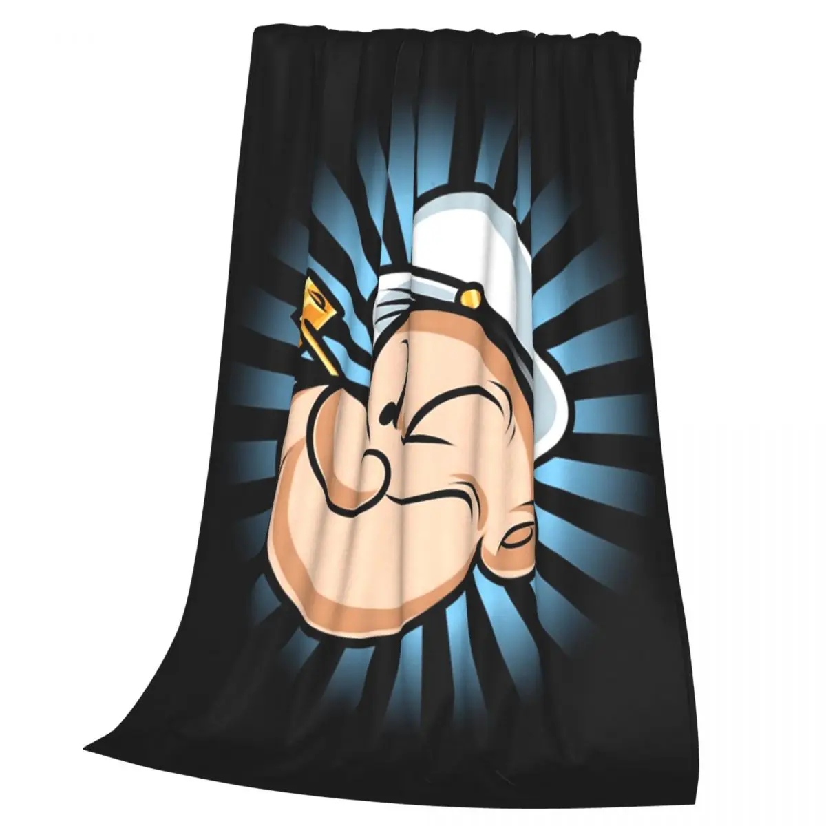 Popeye The Sailor Blanket Soft Warm Flannel Throw Blanket Bedspread for Bed Living room Picnic Travel Home Couch