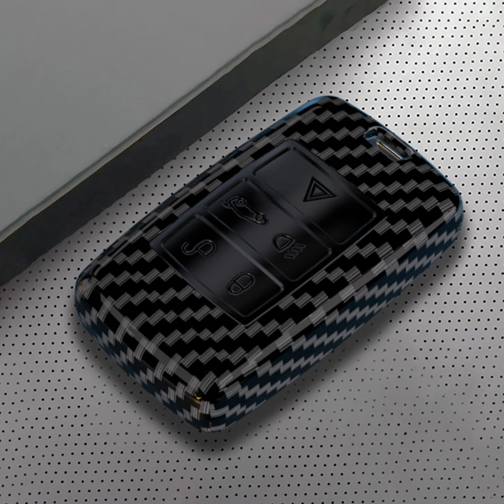ABS Car Key Case For Land Rover Range Rover Sport Evoque Velar Discovery 5 Jaguar XE XF E-Pace F-Pace A9 A8 X8 XJ XFL XJL