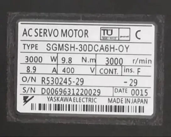

SGMSH-30DC6H-OY Brand New Servo Motor，In Stock，Fast shipping，SGMSH 30DC6H OY