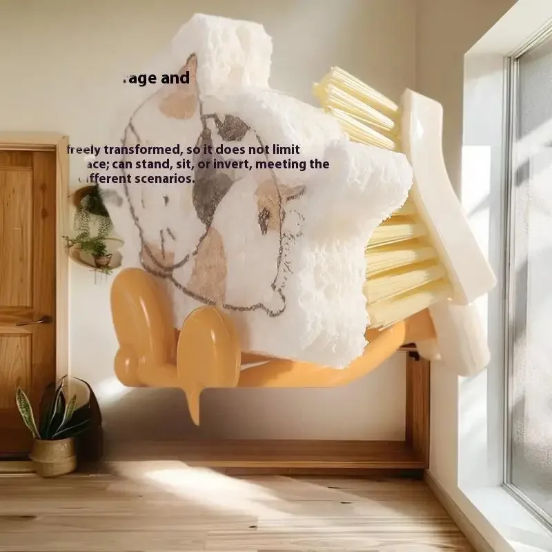 แปรงทำความสะอาดมุมครัว 1/2 ชิ้น - แปรงพับได้ ทนทาน สำหรับเตาและมุมต่างๆ