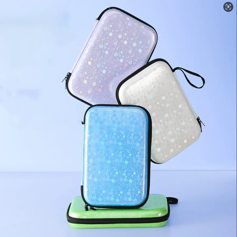 新しいEVAハードシェル高級卓球スポーツクラブスクエア卓球ラケット機器保護・収納バッグ