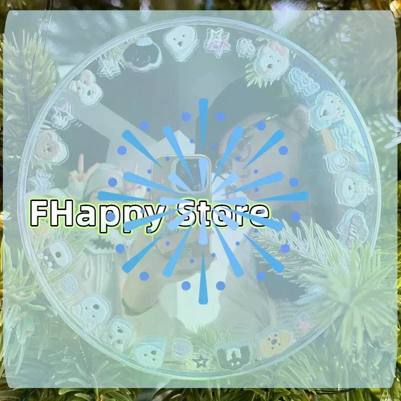 [MA]Round Convex Mirror Travel Selfie Photo Props High-definition Mirror Portable Makeup Mirror Handheld Photography Mirrors[MA]