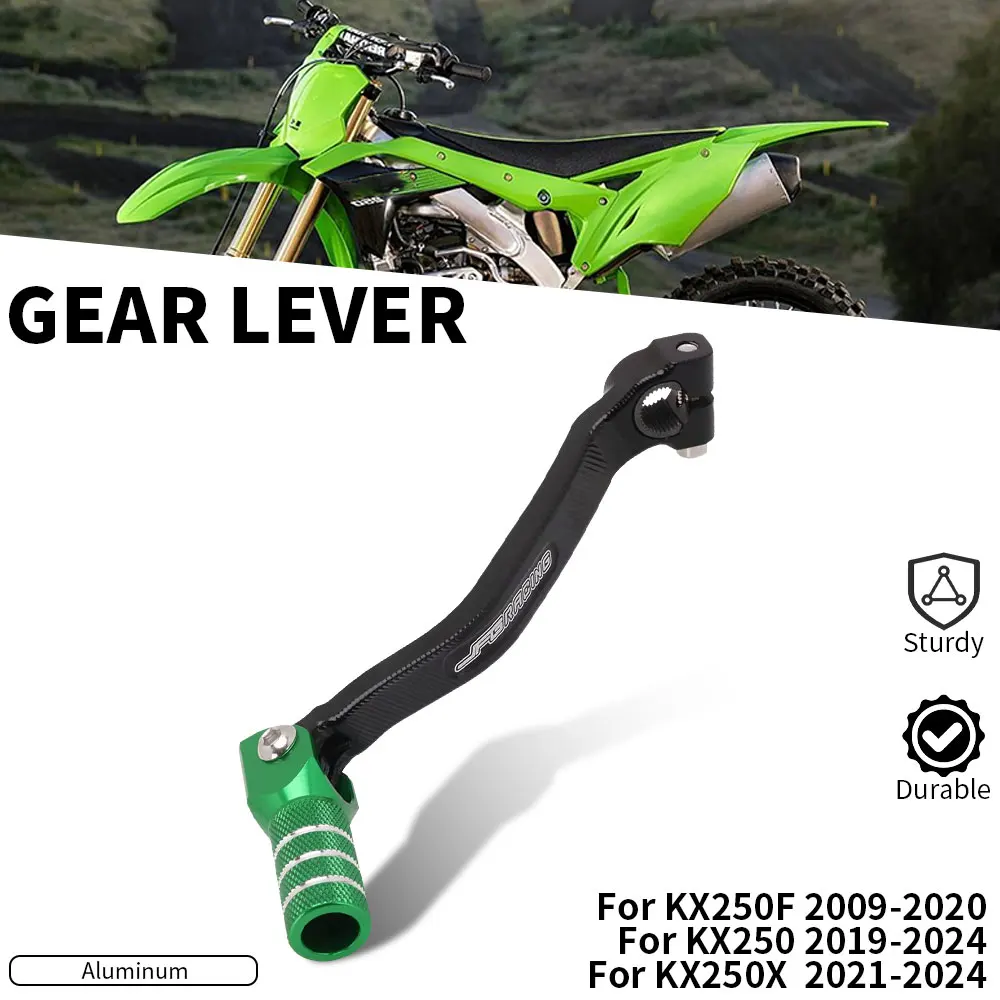 Motorrad Folding Schalthebel CNC Für KAWASAKI KX250F KXF250 2009-2020 10 11 12 13 14 15 16 17 18 19 Dirt Bike
