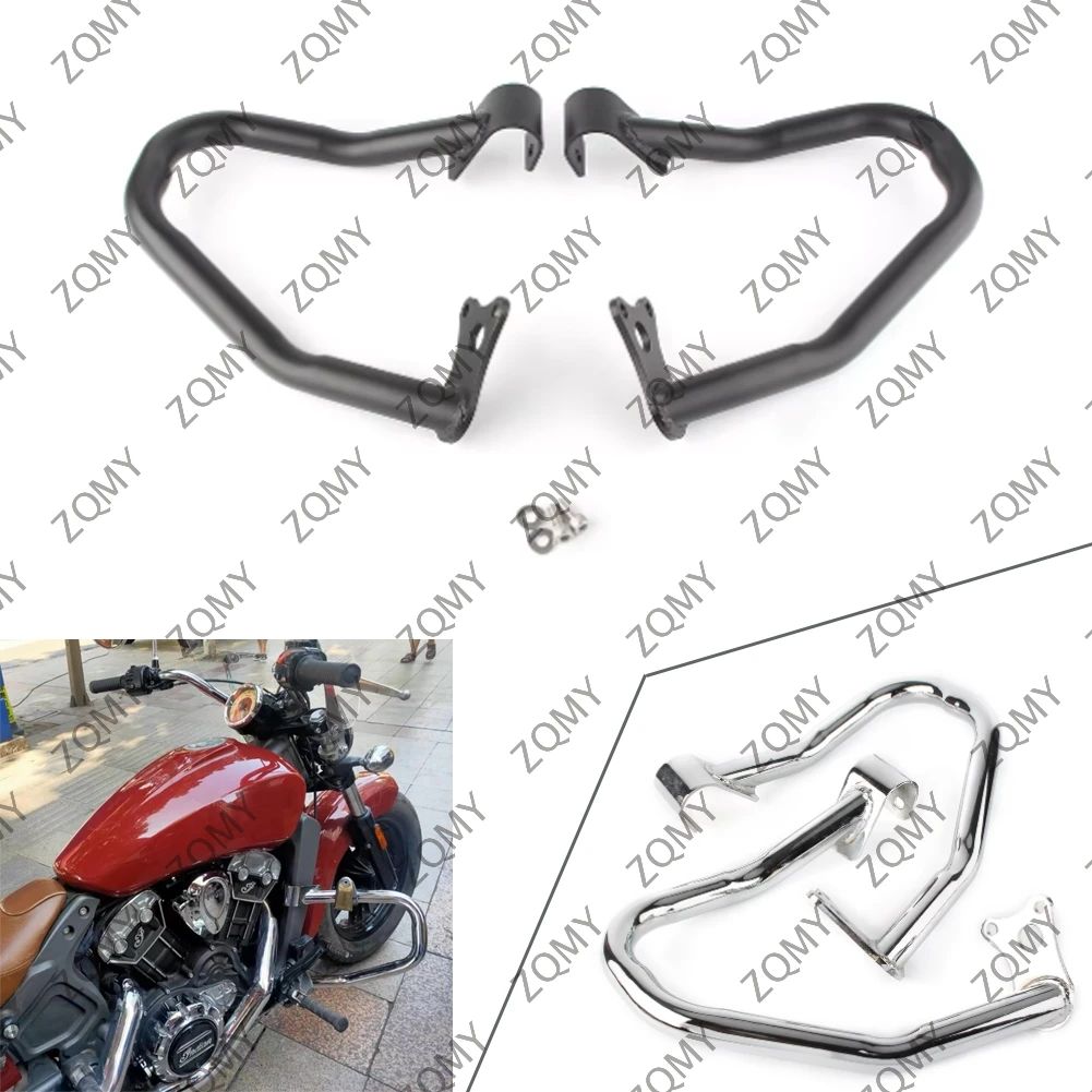 Motorcycle Highway Crash Bar Protector Engine Guard Protection For Indian Scout Sixty 2014 2015 2016 2017 2018