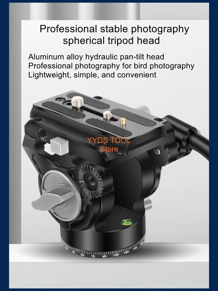 

DSLR Camera Mirrorless MVH-10 Professional Metal Hydraulic Gimbal Smooth Photography and Videography