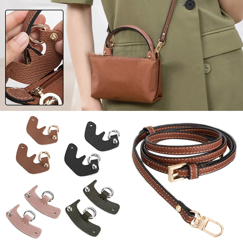 حزام كتف لحقيبة Longchamp الصغيرة ، ملحقات تحويل مثقبة ، حزام حقيبة Crossbody زلابية ، خالية من الثقب ، جديدة