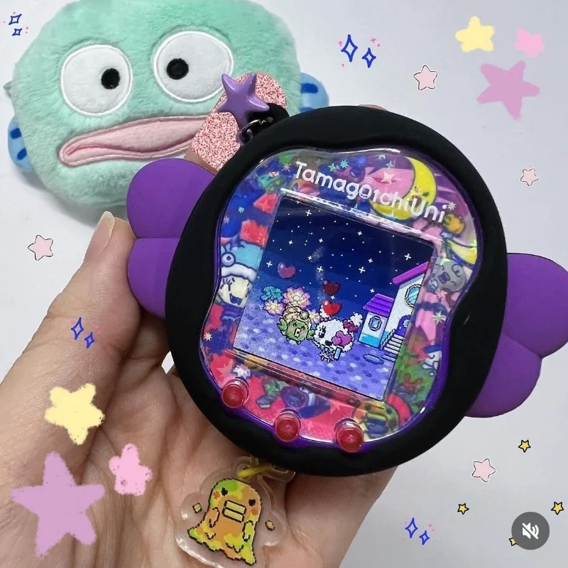 

Tamagotchi Uni Лицевая панель силиконовая защитная пленка кавайная наклейка милый подарок на день рождения