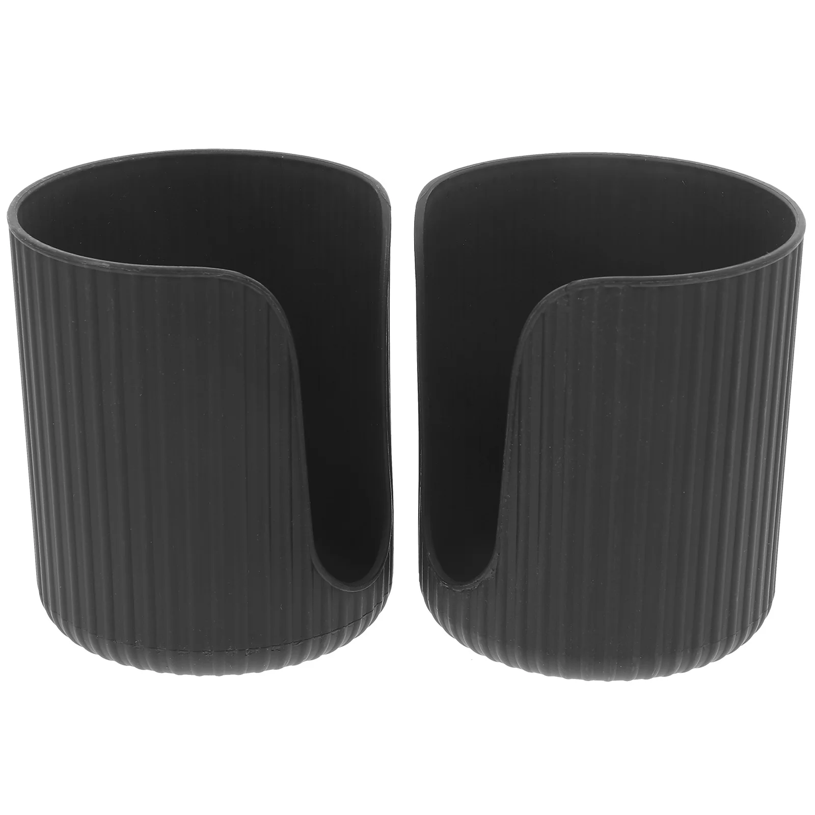 

2pcs Paper Cup Holder White Storage Rack for Coffee Bar Organizer Desk Pantry Cup Dispenser Indoor Upright Container