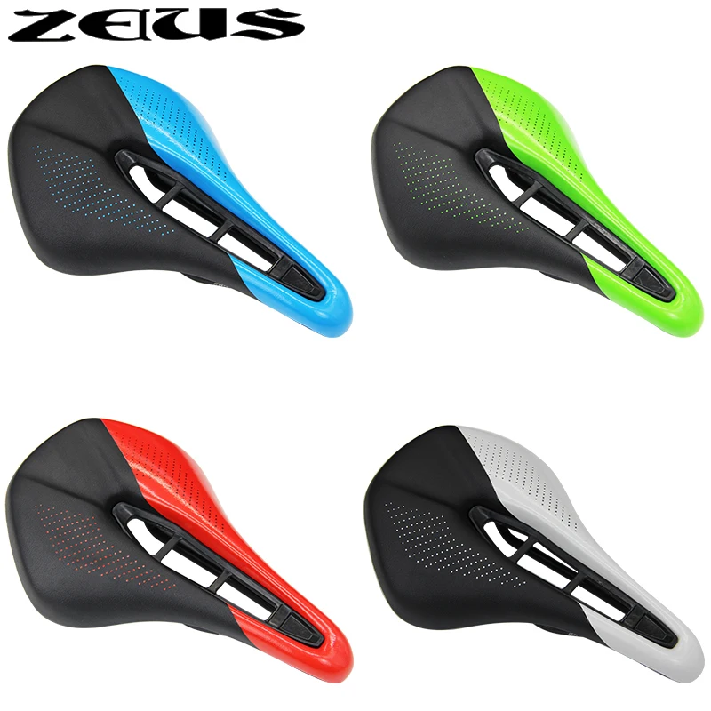 ZEIUS bicycle seat MTB Road Bike Saddles PU Ultralight Breathable Comfortable Seat Cushion Bike Racing Saddle Parts Components