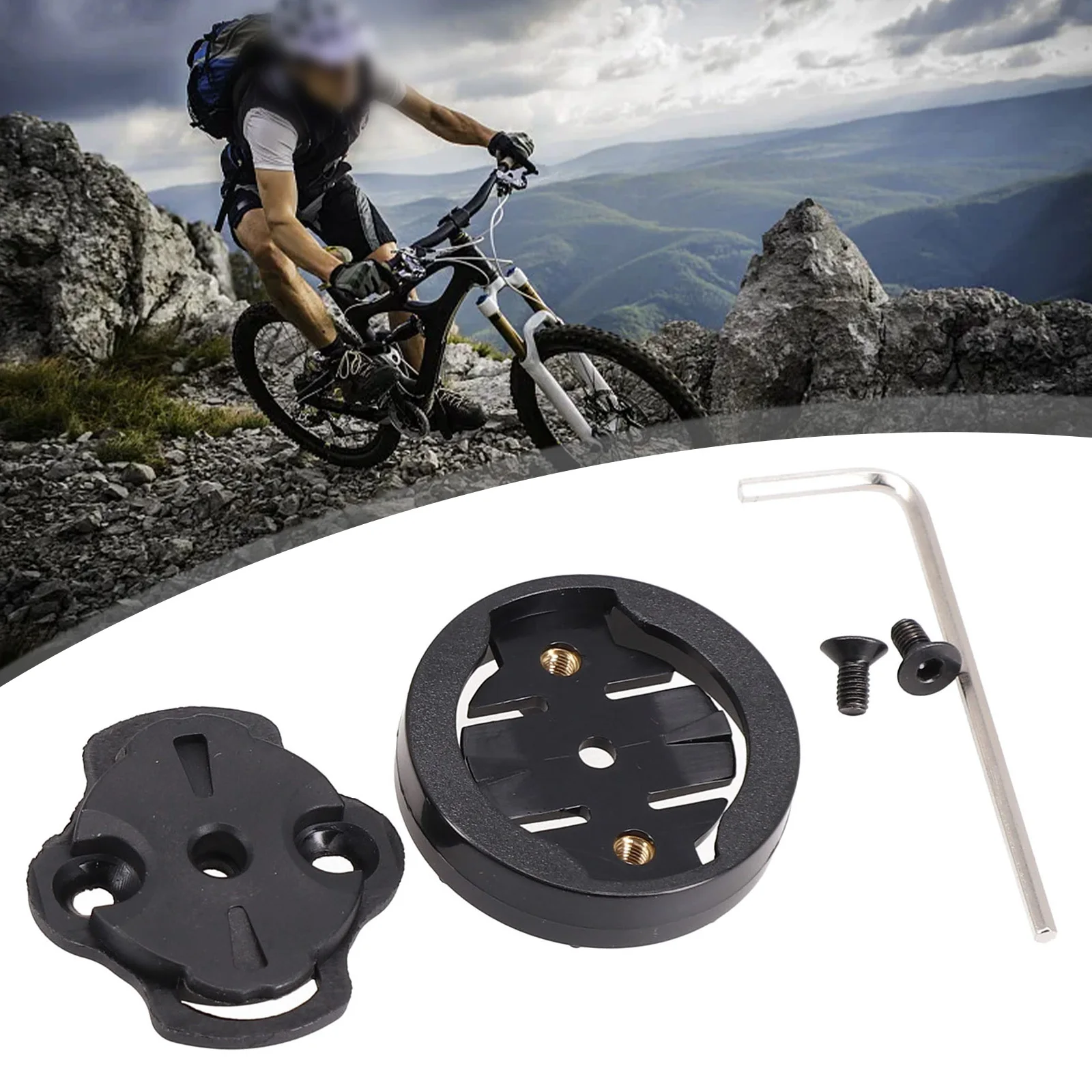 

1pcs Bike Adapter Cycling Computer Bracket Repair Accessories Suitable For Garmin For Igpsport Useful Black Watch Base Parts