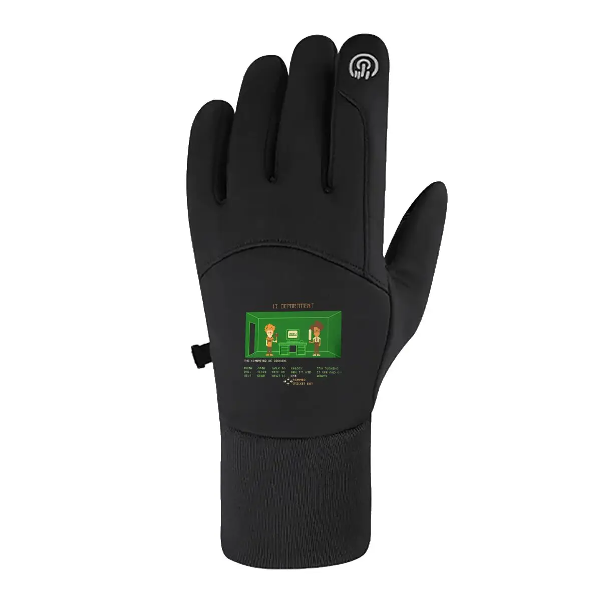 

Retro - Style I.T. Department Scene Practical Winter Gloves for Cycling Driving Daily Wear