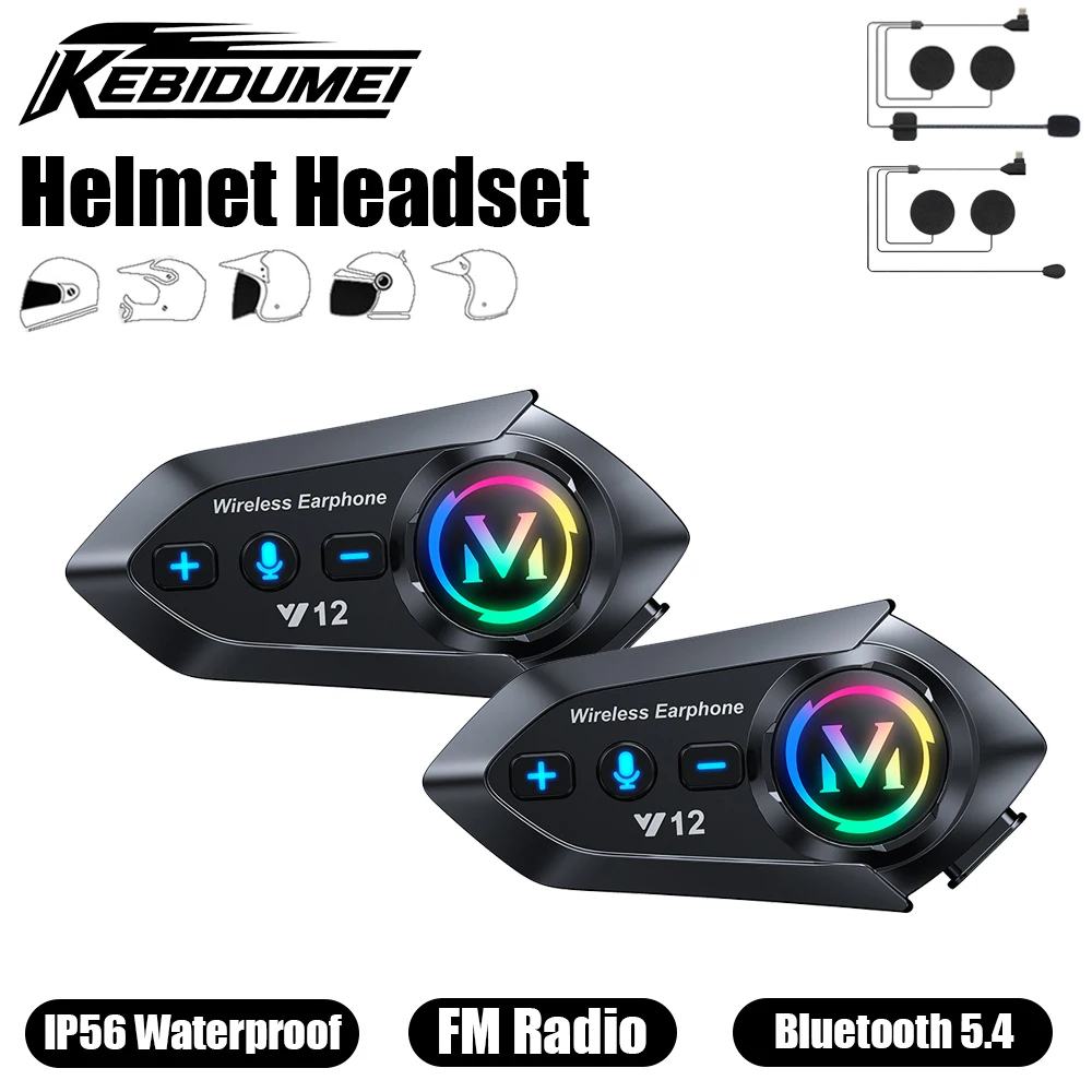 yZ[zKEBIDUMEI Y12 wbgwbhZbg Bluetooth 5.4 Czhyv[[nYt[wbhtH FM WII[goCANZT[