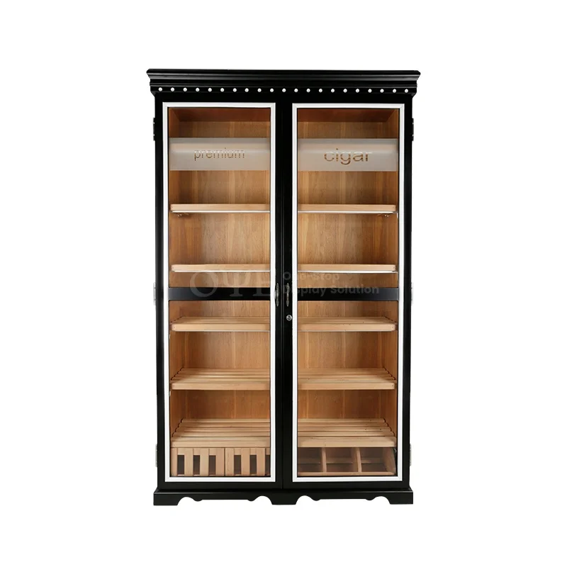 

custom.High Quality Wood Shop Cabinet Cigarettes Display Racks Showcase Customized Counter for Cigar Store Fix