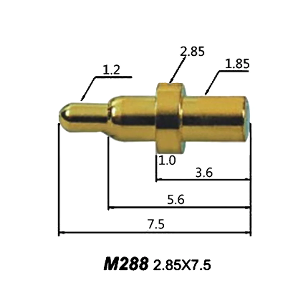 cltgxdd 5piece high current spring loaded Pogo pin connector 1A 1.5A 2A 5A high-power high current battery connector POGOPIN