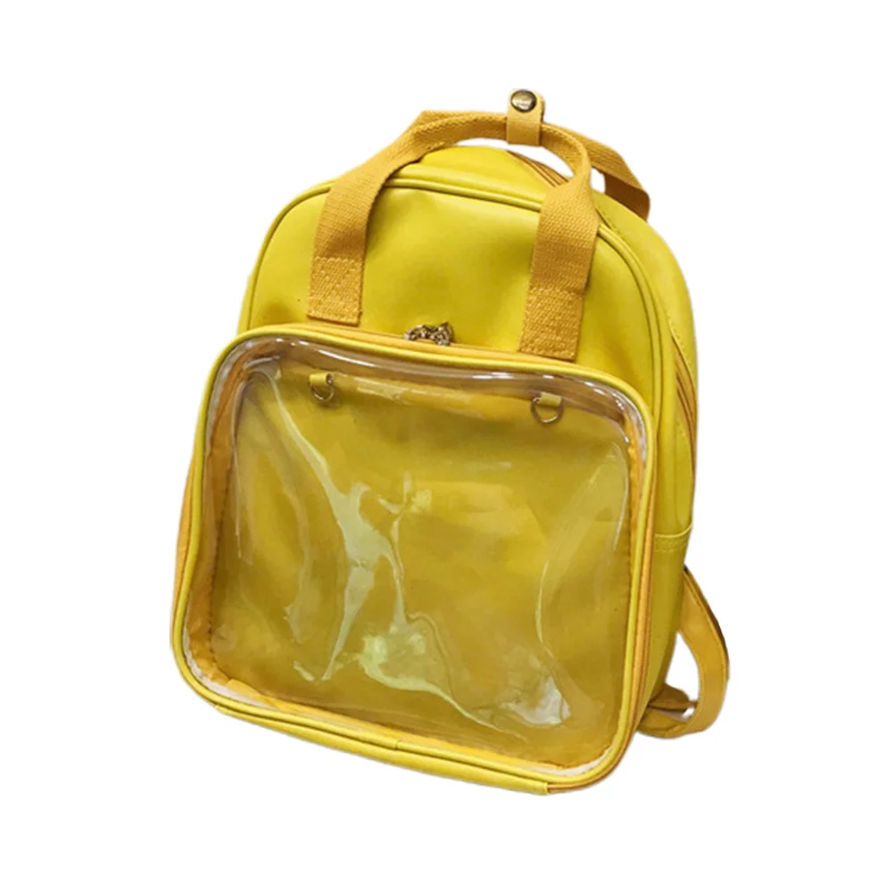 Candy Color Backpack Fashionable School Backpack for Girls Students Office Ladies Large Compartment Keys Phone Lipstick